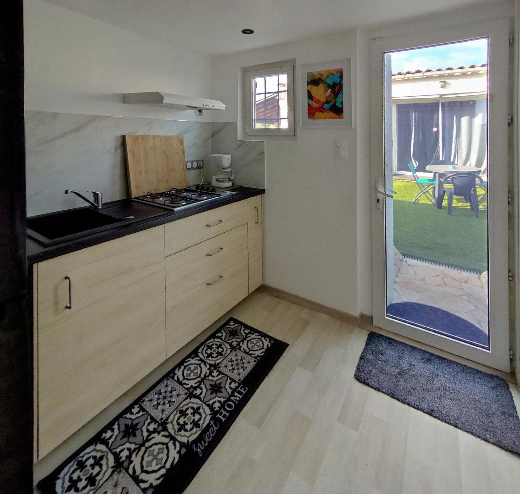 Studio L'Obrador 25 M2 - Cuisine & Terrasse - Acces Piscine Rieux-Minervois Exteriör bild